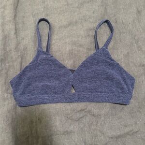 ALO Yoga Alosoft Heathered Blue Bralette